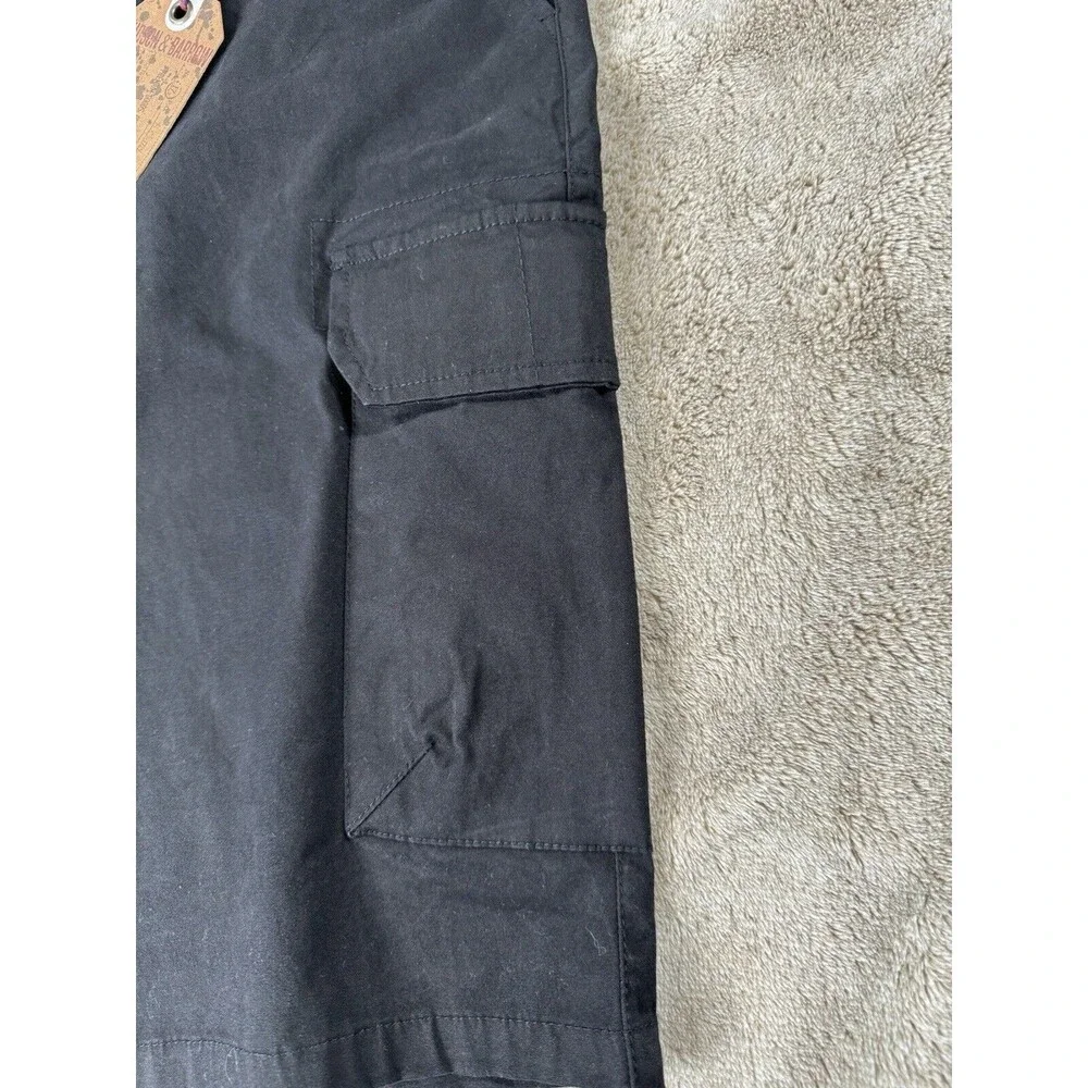 Hudson & Barrow Men’s Black Cargo Shorts Size 40 Lightweight Utility Outdoor - Picture 5 of 12
